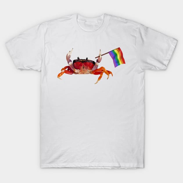 Gay Rights Crab T-Shirt by conflictedlizard